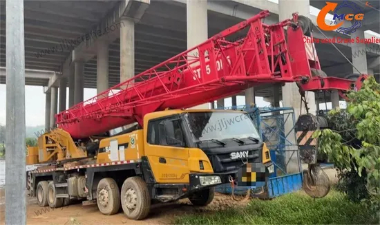 Machinerie de construction de camion de camion de 50 tonnes de 50 tonnes par Sany 2020