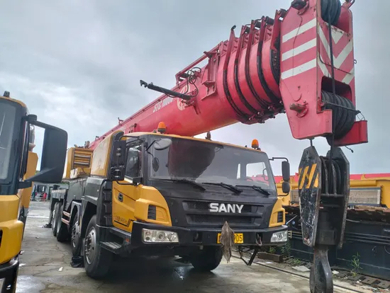 Nous vendons une grue de camion Boom 2017 de 100 tonnes Sany 2017. Nous garantissons la qualité et offrons des prix raisonnables. Les demandes sont les bienvenues.