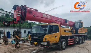 Grue de camion d'occasion fiable 25 tonnes grue mobile pour lourds