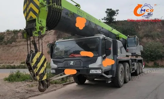 Une grue de camion Zoomlion de 110 tonnes d'occasion en 2023 fiable adaptée à la construction