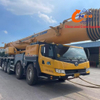 Une grue de camion de camion utilisée à 7 sections de 100 tonnes de 100 tonnes rentable.