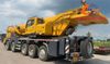 Une grue de camion de camion utilisée à 7 sections de 100 tonnes de 100 tonnes rentable.