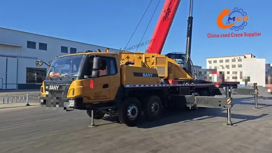 Grane usagé 2022 STC50 Ton Sany All Terrain Crane Truck Crane Used Mobile Crane