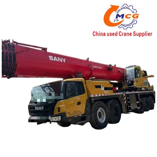 CRANE Utilisé 2022 STC100 tonne Sany All Terrain Crane Truck Crane Used Mobile Crane