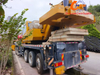 Le camion-grue de 100 tonnes produit par Sany en 2022 a travaillé 3 400 heures et parcouru 12 700 kilomètres