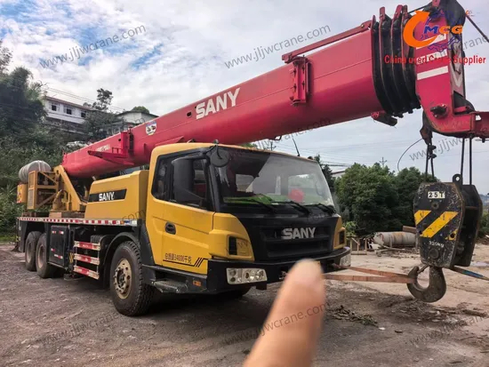 Crue de camion d'occasion 2019 STC25 tonne Sany Truck Crane Used Mobile Crane
