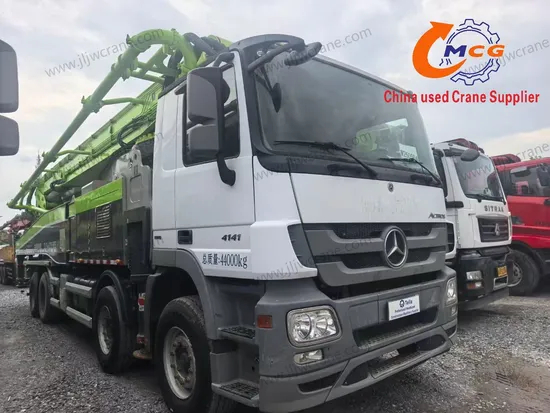 Pièces de camion de pompe en béton de 56 m de première utilisation à vendre