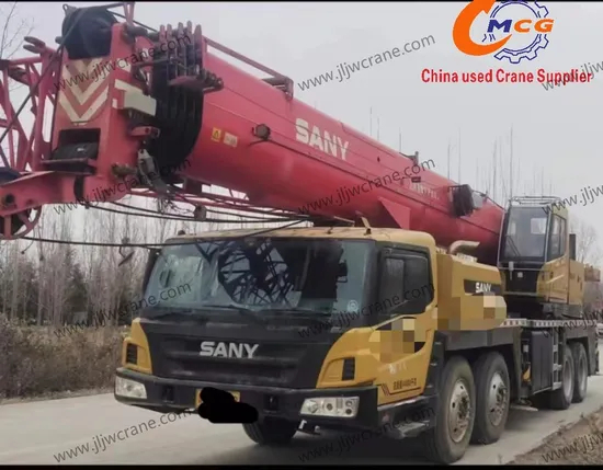 Grane d'occasion 2019 STC55 Ton Sany All Terrain Crane Truck Crane Used Mobile Crane