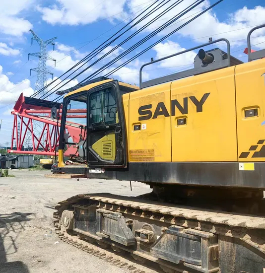 Crawler Crane Mobile Crane Sany Sany 75 tonnes Crawler Crane Pump Camion Rotary Driling Force Construction Machinery Pièces