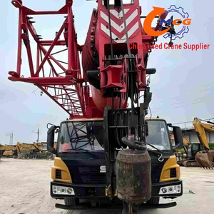 2021 Sany 90 tonnes 7 sections Boom de grue de camion d'occasion à vendre en excellent état